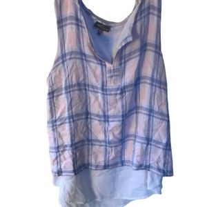 Market & Spruce flannel tank